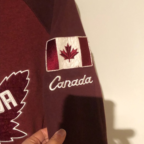 Roots burgundy hoodie Unisex - Picture 4 of 9